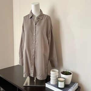 Dynamite⎪Oversized Shirt Dress